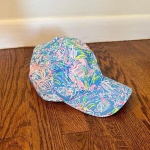 Lilly Pulitzer Tropical Mermaid Run Around Cap